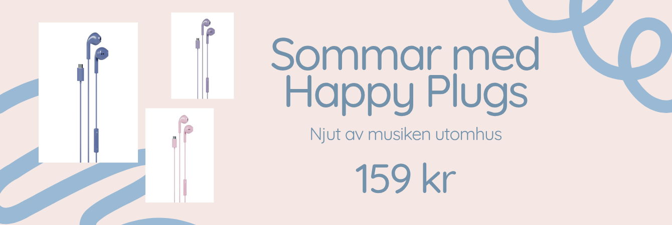 Happy Plugs In-Ear Hörlurar Med USB-C Anslutning